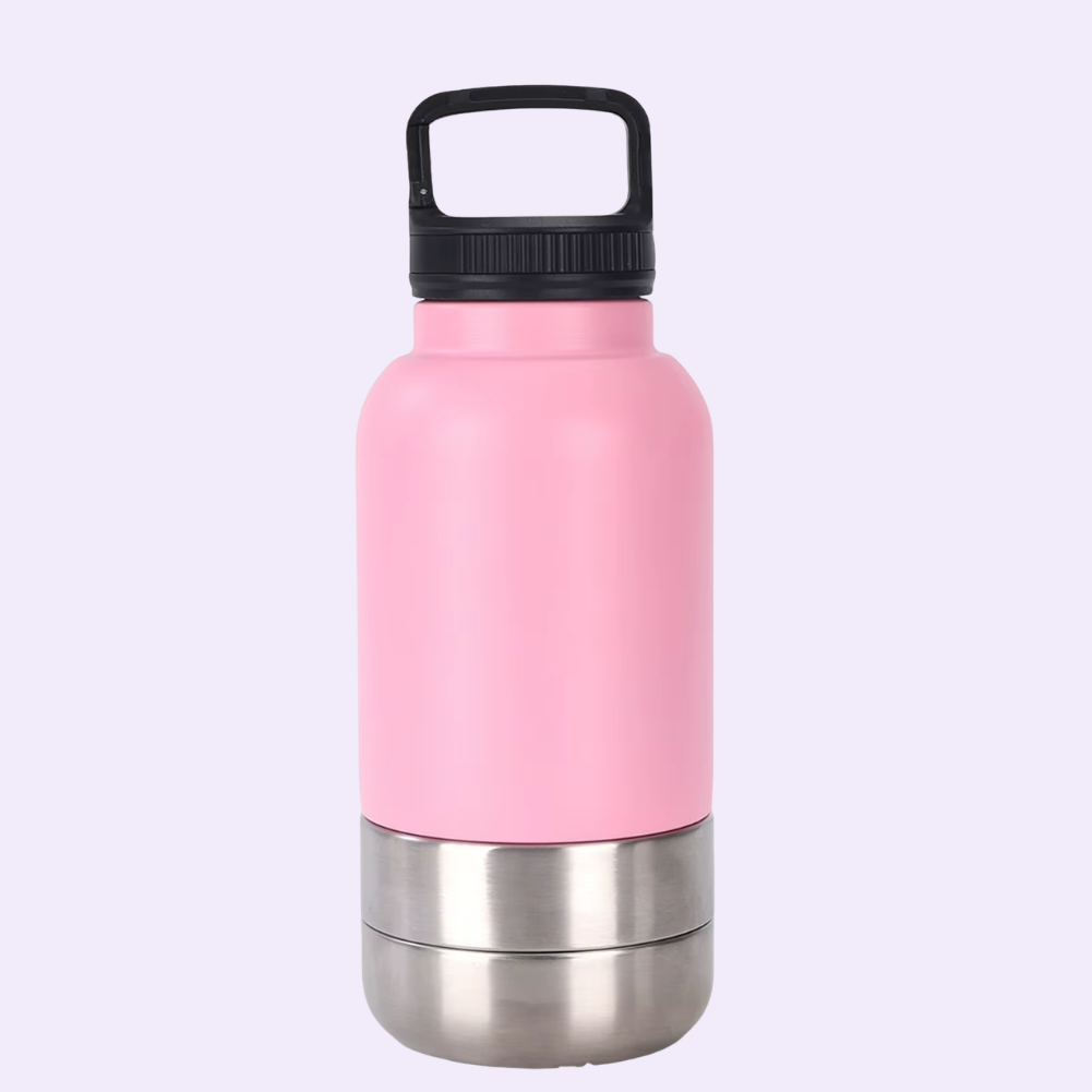 WUFF&Drink – Wasserflasche mit Leckerli-Behälter