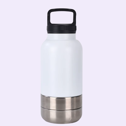 WUFF&Drink – Wasserflasche mit Leckerli-Behälter